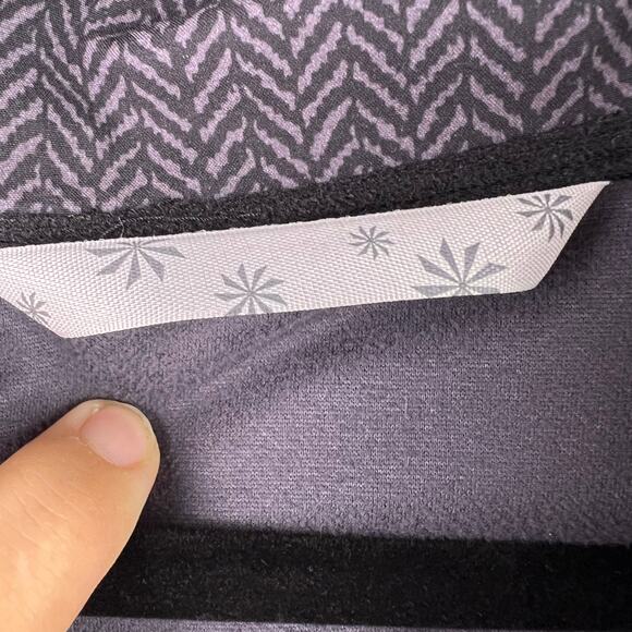 Athleta Shelter Cove Jacket, Gray Herringbone, Softshell, Hooded Rain Coat - Picture 10 of 15